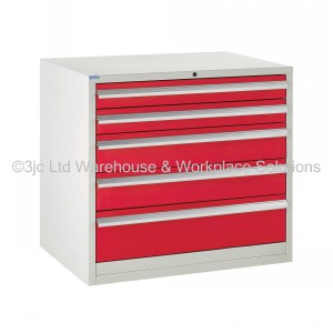 Euroslide Storage Cabinet 5 Drawer 825mm Type 2